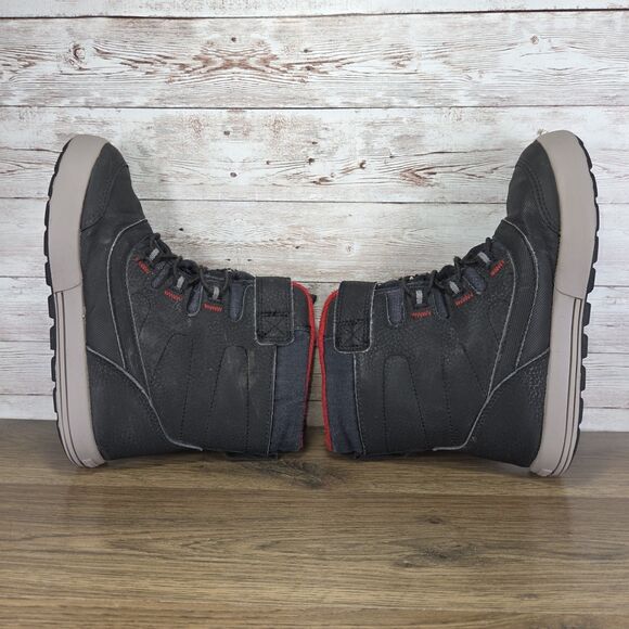 Merrell Kids Snow Storm Boots Size 13 Waterproof Insulated Unisex Black Red - Picture 4 of 9